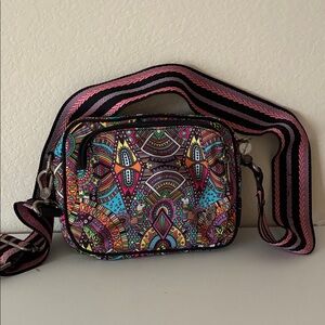 Sak Roots multi colored crossbody bag